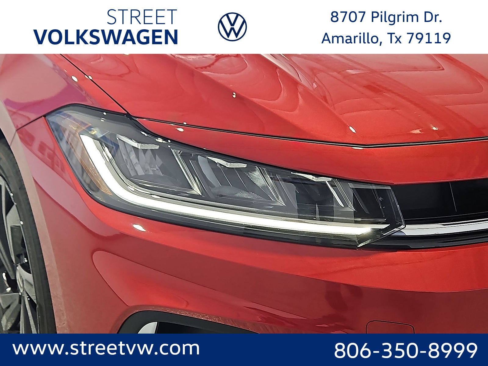 2026 Volkswagen Jetta SE in Kings Red Metallic — front three-quarter view